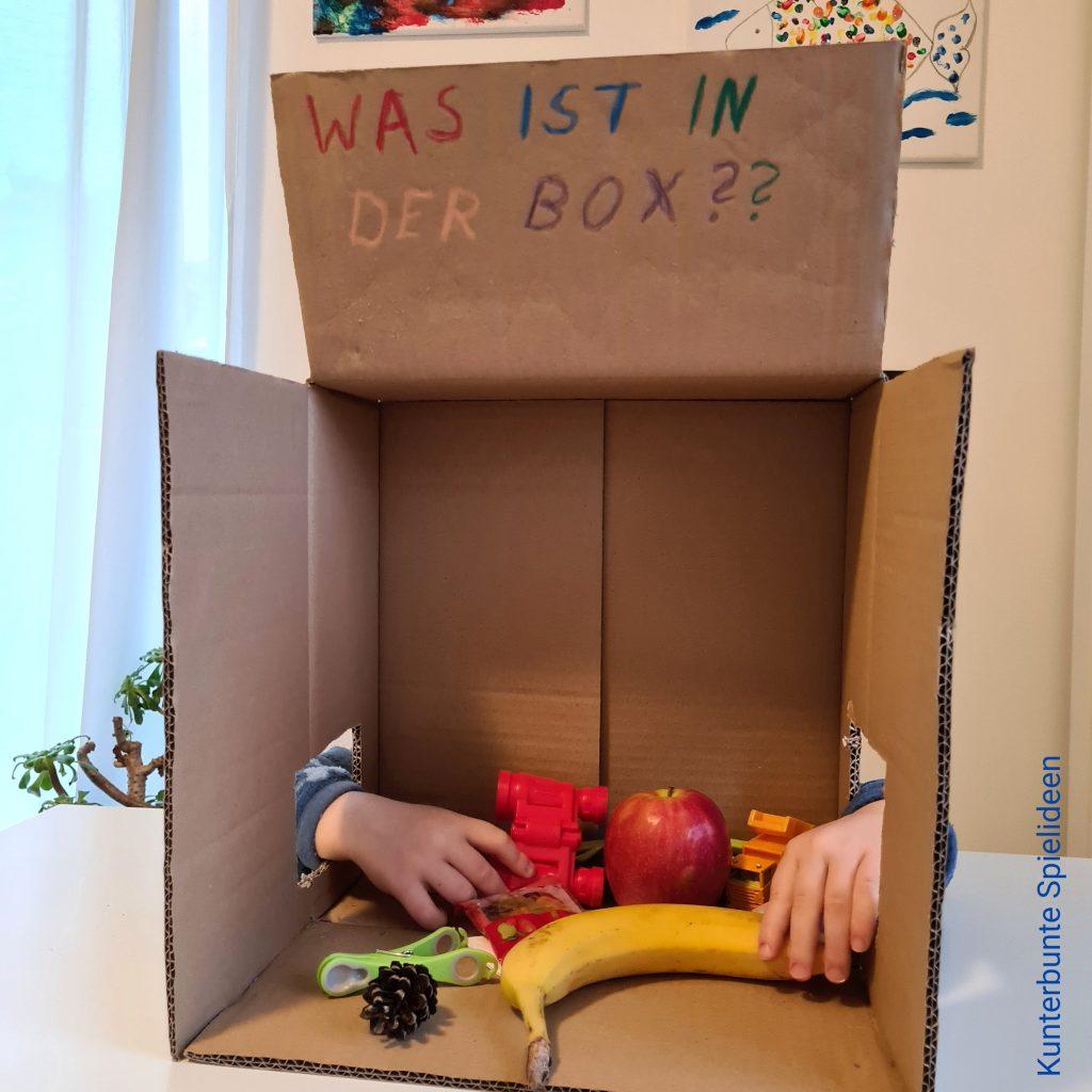 Fühlbox -Sinnspiele für Kinder